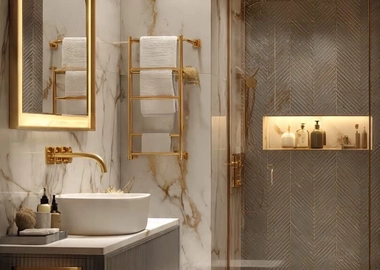 Modern classic bathrooms interior design