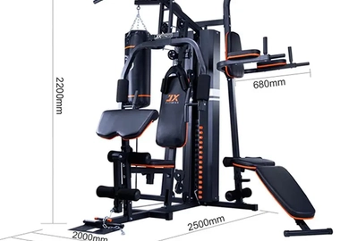 JX-DS930 Multi-Gym 3 Station Equipment with Boxing Punching Bag