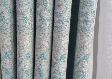 Velvet curtains