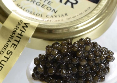 White sturgeon caviar
