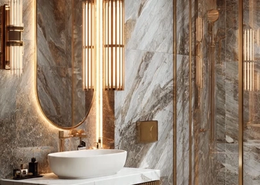 Modern classic bathrooms interior design