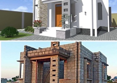 Construction of Hidden roofing design