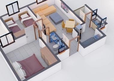 Affordable Houses for Sale (Studios, 1, 2 & 3 BDRs)