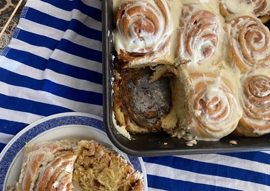Freshly baked Cinnamon rolls