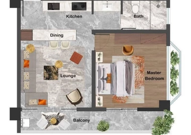 1 bedroom executive residence