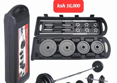 50kg Adjustable Dumbbells with storage casing