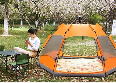 Hexagon auto tent