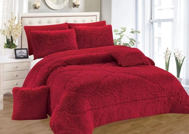 6 PC luxury design velvet