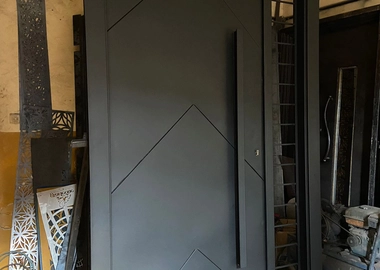 Security steel door