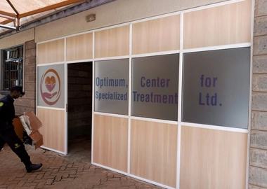 Office partition fabrication and installation