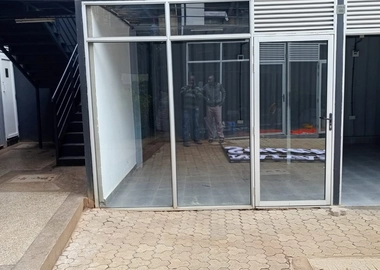 Shop front aluminum partition