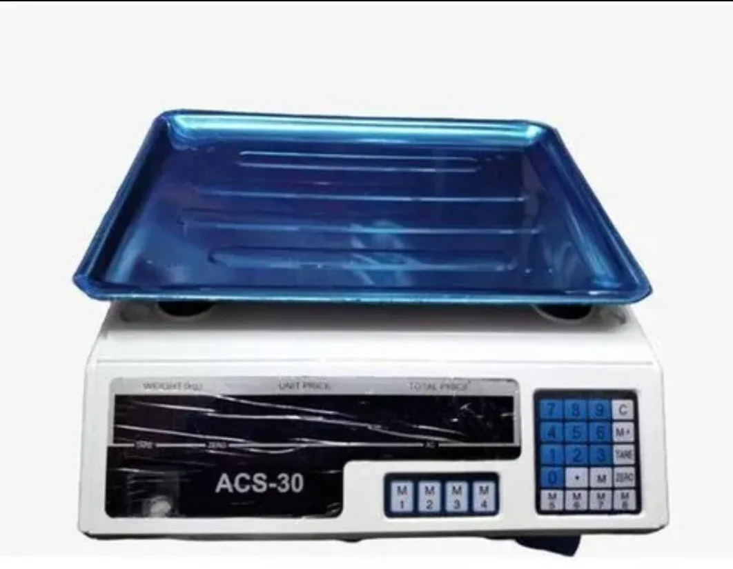 Computerized weighing scale