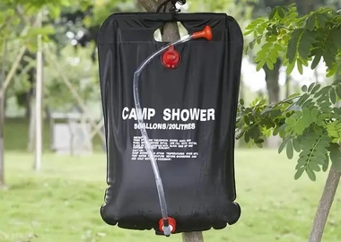 Camping shower bag