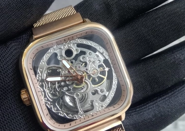 Forsining mechanical skeleton watch