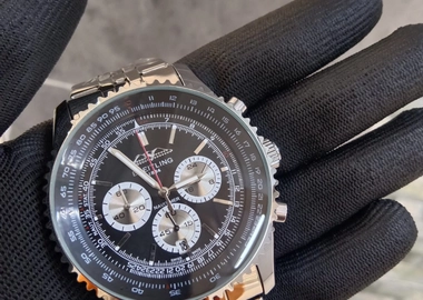 Metallic strap breitling