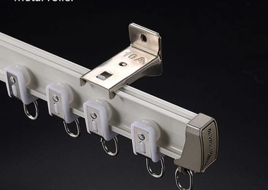 Aluminum curtain rails