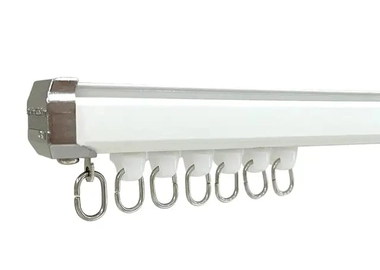 Aluminum curtain rails