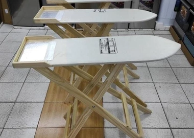 Wooden ironing board