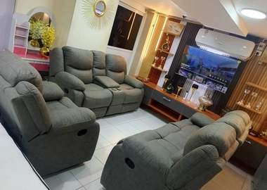 Imported microfabric recliners
