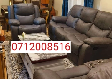 6 seater  microfabric recliners