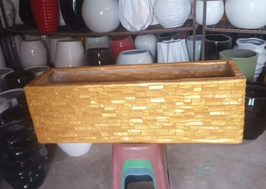 Marble fibre trough
