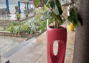 Ovail canna fibre pot