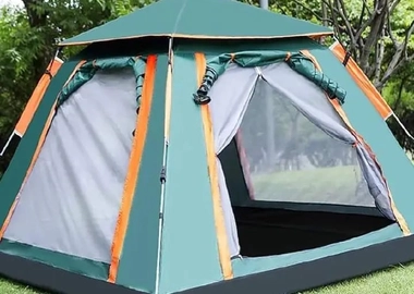 Automatic pop up tent