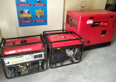 Generator hire services.