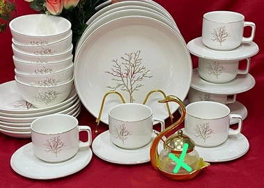 30 PCS Tree dinner sets