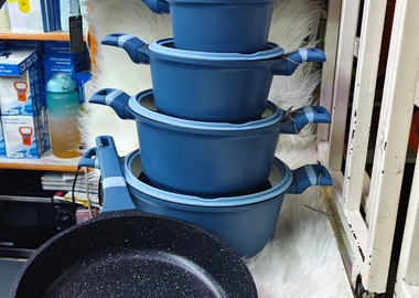 9PCS Granite cookware set