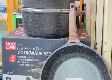 9PCS UCC cookware set