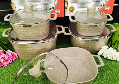 10PCS Signature square granite cookware