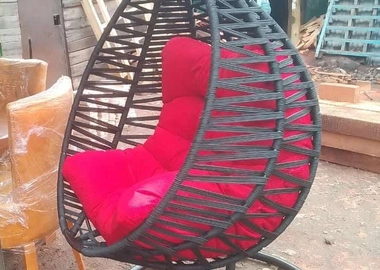 Rattan swing