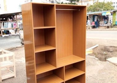 Open wardrobe
