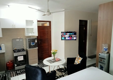 A comfy studio