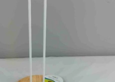 Wooden base kitchen roll holder