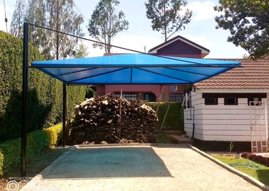 Single car shed