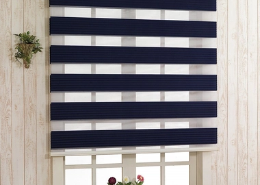 Zebra roller window blinds