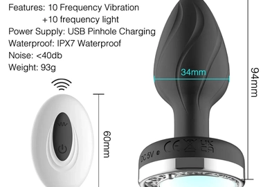 LED Anal Vibrator