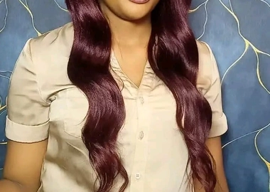 Closure semi human body wave wig color 99j