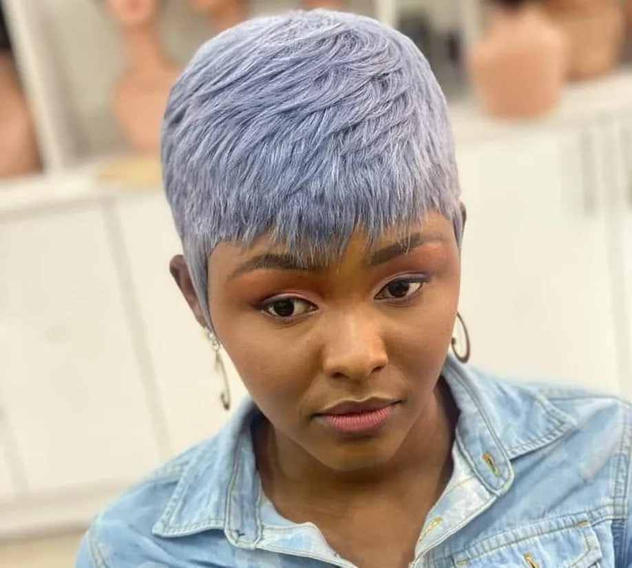 Pixie human bob wig
