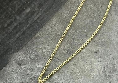 Brass African chain necklace
