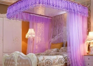 2 stand mosquito net with rails