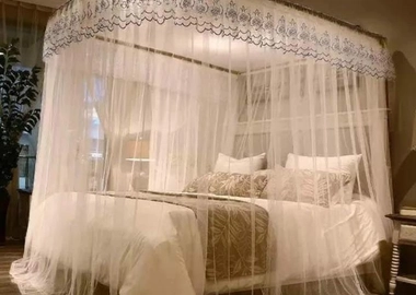 2 stand mosquito net with rails