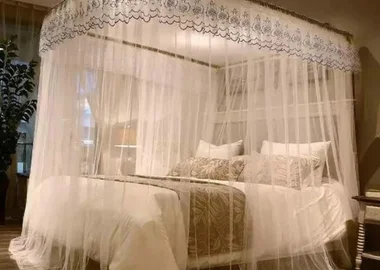 2 stand mosquito net with rails