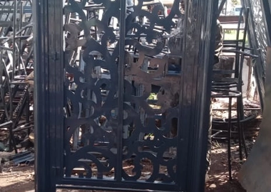 Designer steel doors