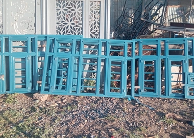 Hard steel windows