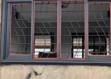 Designer steel window frame