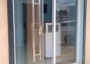 Glass door