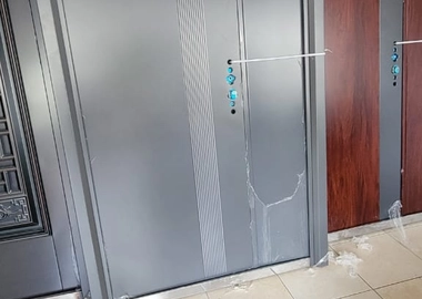 Grey Imported Double Security Doors